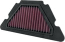 OE Replacement High-Flow Air Filter Black / Red For Yamaha FZ6 R 600 2008-2018