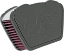 OE Replacement High-Flow Air Filter Black / Red For Yamaha XVS 1300 A 2007-2015