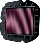 OE Replacement High-Flow Air Filter Black / Red For Suzuki SFV 650 2009-2015