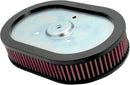 Replacement High-Flow Air Filter Black / Red For Harley Davidson FLD 1690 ABS 2016