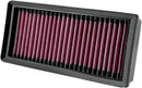 OE Replacement High-Flow Air Filter Black / Red For BMW K 1600 B ABS 2018-2024