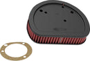 Replacement High-Flow Air Filter Red / Silver For Harley Davidson FLS 1690 2012-2015