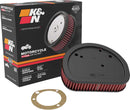 Replacement High-Flow Air Filter Red / Silver For Harley Davidson FLS 1690 2012-2015