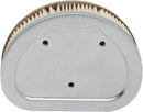 Replacement Air Filter Silver / White For Harley Davidson FLHR 1584 2008-2011