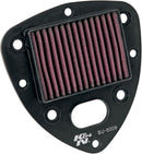 OE Replacement High-Flow Air Filter Black / Red For Suzuki C 50 2005-2025