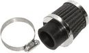 Clamp-On Pod Air Filter Black / Chrome For Honda CB 50 J - 1.10 Inch