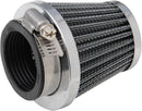 Clamp-On Pod Air Filter Black / Chrome For Honda CB 650 F - 42.00 MM
