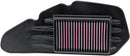 OE Replacement High-Flow Air Filter Black / Red For Honda PCX 125 2013-2017