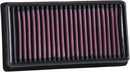 OE Replacement High-Flow Air Filter Black / Red For KTM DUKE 690 ABS 2012-2019