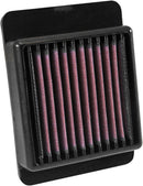 OE Replacement High-Flow Air Filter Black / Red For Suzuki GSX-R 125 ABS 2017-2024