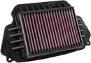 OE Replacement High-Flow Air Filter Black / Red For Honda CB 650 F 2014-2018