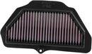 OE Replacement High-Flow Air Filter Black / Red For Kawasaki ZX-10 R 1000 SE ABS 2018-2020