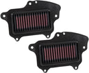 OE Replacement High-Flow Air Filter Black / Red For Suzuki C 90 2013-2019
