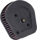 Replacement High-Flow Air Filter Black / Red For Harley Davidson FLDE 1750 ABS 2018-2020
