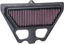 OE Replacement High-Flow Air Filter Black / Red For Kawasaki Z 650 RS ABS 2022-2024
