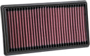 OE Replacement High-Flow Air Filter Black / Red For BMW M 1000 R ABS 2023-2024