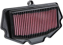 OE Replacement High-Flow Air Filter Black / Red For Kawasaki EX 400 2018-2022