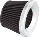 Replacement Velocity 65°/90° Air Filter Chrome For Harley Davidson FLD 1690
