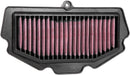 OE Replacement High-Flow Air Filter Black / Red For Kawasaki EN 650 2015-2020