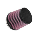 Clamp-On Air Filter Black / Red - 127.00 MM