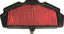 Air Filter Black / Red For Kawasaki EN 650