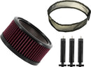 Big Power Filter Kit Black / Gloss For Harley Davidson FLD 1690 2012-2013