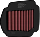 OE Replacement High-Flow Air Filter Black / Red For Honda GROM 125 2022-2026