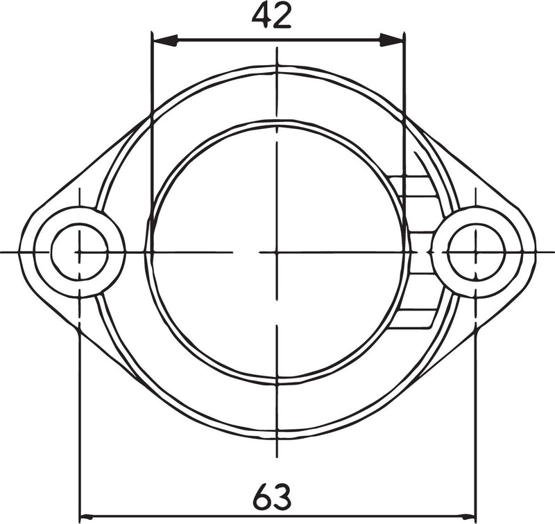 Carburetor Mounting Flange Black For Polaris XTRA 500 1993-2000