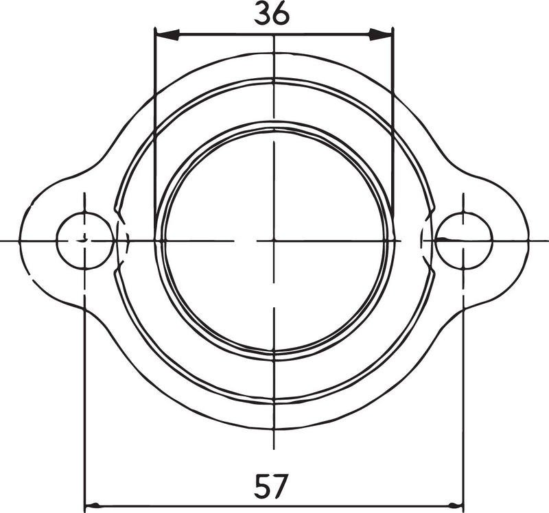 Carburetor Mounting Flange Black For Ski-Doo (BRP) Elan 250 1980-1996
