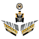 3D Motorcycle Stickers - Basic Kit Yellow For Suzuki V-Strom 1050 / 1050XT 2020>2023