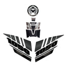 3D Motorcycle Stickers - Basic Kit Black For Suzuki V-Strom 1050/1050XT 2020>2023