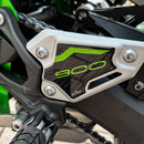 3D Motorcycle Stickers - Heel Pads For Kawasaki Z 900 2021-2024
