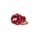 Magnetic Drain Bolt M8 x 20MM x 1.25 CRF250/CRF450 Red