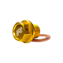 Magnetic Drain Bolt M12 x 10MM x 1.25 RM/Z 125/250 Yellow