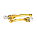 Race Flexible Lever Set For KX65/85 125/250 RMZ250-450 Yellow
