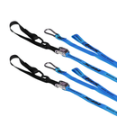 Race Tie Downs With Extra Loop And Carabiner Clip Blue / Black