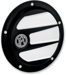 Derby Cover Black / Chrome / Contrast Cut™ For Harley Davidson FLDE 1750 ABS 2018-2020