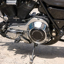 Classic Derby Cover Black For Harley Davidson FL 1200