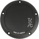 Classic Derby Cover Black For Harley Davidson FLD 1690