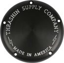 Classic Derby Cover Black For Harley Davidson FLDE 1750 ABS