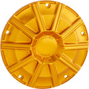 10-Gauge Derby Cover Anodized / Gold For Harley Davidson FLH 1868 ABS
