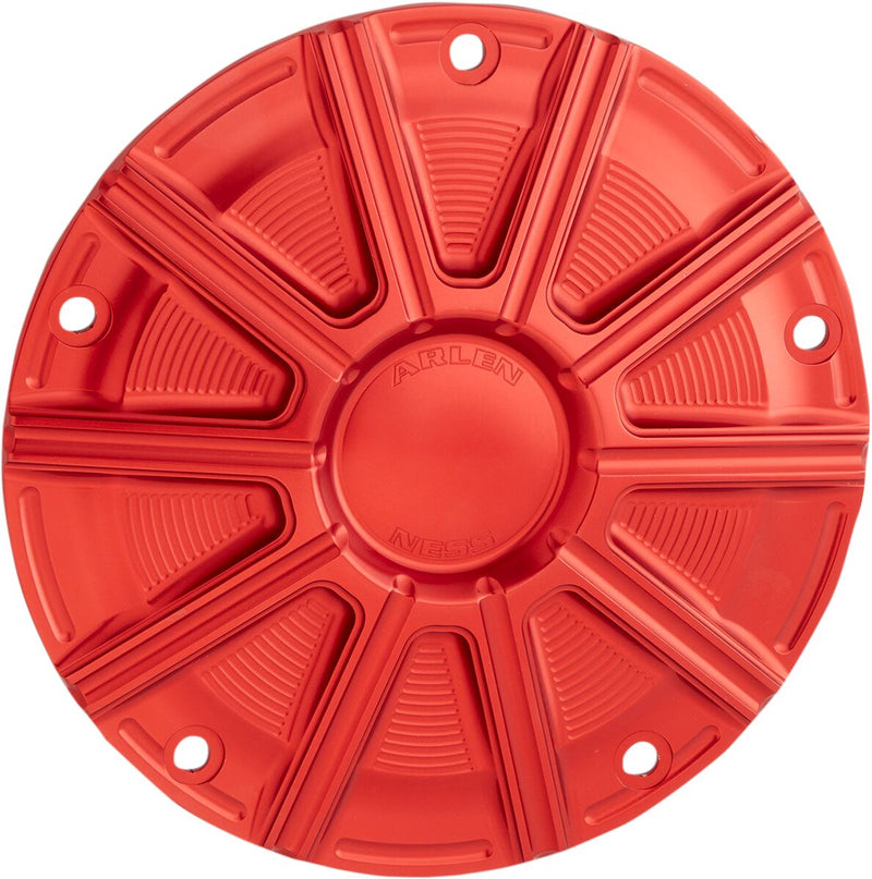 10-Gauge Derby Cover Red Anodized For Harley Davidson FLD 1690