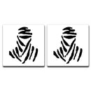 3D Motorcycle Stickers - Beak Black For Yamaha Tenere XT 660 Z