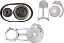 2-3/4" Open Belt Drive Kit Polished / Silver For Harley Davidson FLD 1690 2012-2013 - 75 MM