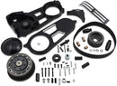 2" Belt Drive Kit Black For Harley Davidson FLHR 1340 1994-1998 - 50.8 MM
