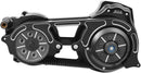 2" Open Belt Drive Kits with 1-Piece Motor Plate Black For Harley Davidson FLHR 1750 2017-2018 - 50.8 MM