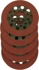 Red Eagle Organic Clutch Friction Plate Set Red For Harley Davidson FL 1200 1970-1977