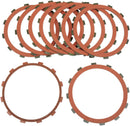 Red Eagle Organic Clutch Friction Plate Set Red For Harley Davidson FLD 1690 2012-2013