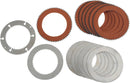 Clutch Plate Kit For Rivera Brute Belt Drives Red For Harley Davidson FLHR 1340 1995-1997