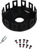Precision-Forged Clutch Basket Black For Kawasaki KX 250 F